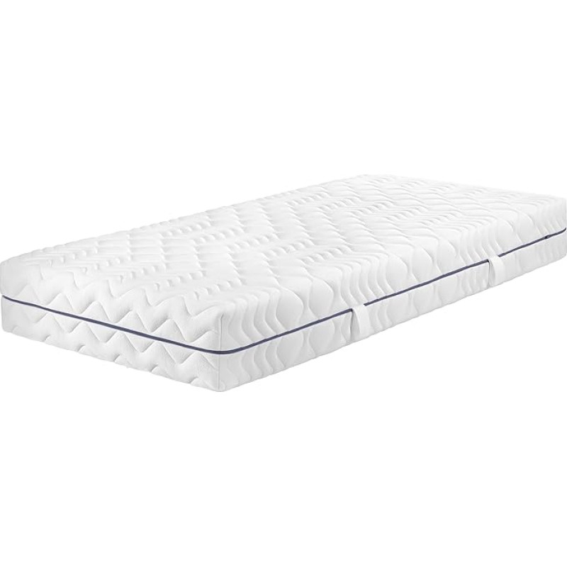 Badenia Trendline BT1000 7-Zone Barrel Pocket Spring Mattress, 1,000 Pocket Spring Mattress, Stiftung Warentest Testurteil GUT Edition 10/2021, Hardness 4 (H4 - Fixed), 90 x 200 cm, Oeko-Tex Certified