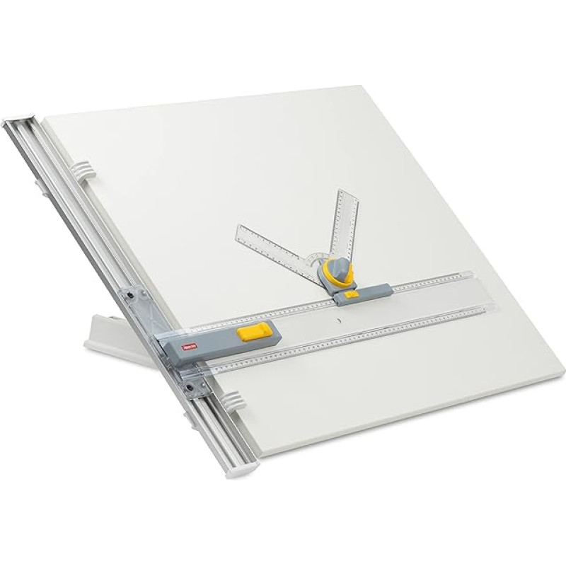 Aristo Drawing System A2 Format Drawing Table with Drawing Machine, Panel Size 60 x 70 cm, Adjustable Tilt Angle, Grey