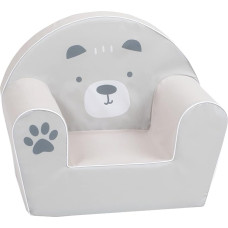 Knorrtoys 68380 Children's Chair Paul Bear Cotton White