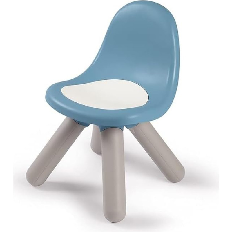 Smoby - Kid Chair Storm Blue - Design Children's Chair for Children from 18 Months, for Indoor and Outdoor Use, Plastic, Ideal for Garden, Patio, Children's Room, 880108