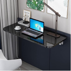 CuNtoHHH Laptop-Schreibtisch, an der Wand montierter Klapptisch, Klappbarer Esstisch aus Holz mit Klapptisch, Wäscheklapptisch, schwebender Schreibtisch, klappbare Werkbank für kleine Räume, an der W