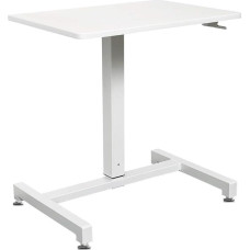 Yulukia 100001 Gas Lift Sitting and Standing, Height-Adjustable Rectangular Desk, Sit and Stand Height Adjustable Desk, Perfect Gaming Desk, Desks & Workstations, Monitor Stand