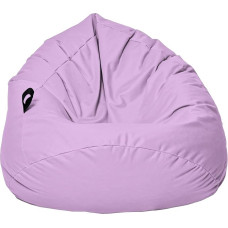 Millindabag Chestnut Teardrop-Shaped Beanbag for Children, Teenagers and Adults, Beanbag Cushion, Indoor and Outdoor Gaming, Suitable for Gaming, Pre-Filled Seat Cushion, Floor Cushion (Lilac, XL