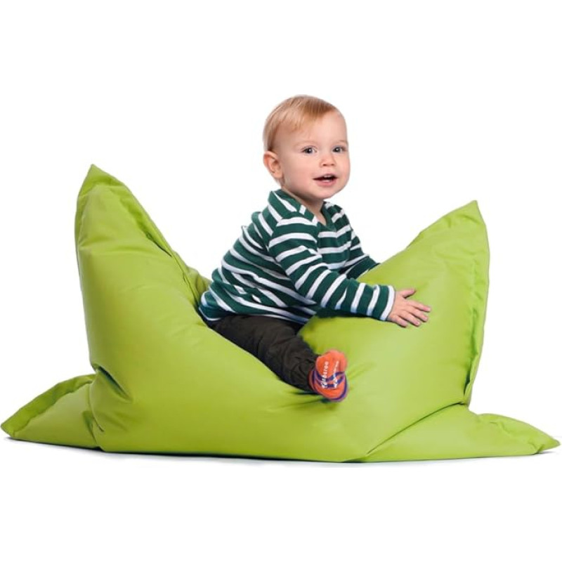 sunnypillow XXL bean bag, large beanbag, outdoor & indoor, 180 x 145 cm with 400L polystyrene filling, chair for children & adults, seat cushion, sofa, bean bag, various colours and sizes to choose from, 100 x 70cm