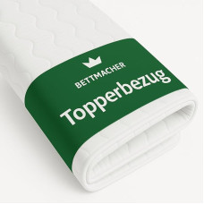 Bettmacher Topper Cover 140 x 200 cm 5-7 cm Core Height Washable 60°C Oeko-Tex Zip Microfibre