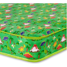 Extreme Comfort The Dreamy Dinosaur Mattress for Kids Toddlers First Double Sided Foam Free Mattress with Pinna Coil Mattress Spring System 16.5cm Deep 75cm x 175cm