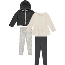 BTween Toddler Girls Wardrobe 4 Pack Adorable Cosy Styles in Sizes 12 to 4 Years