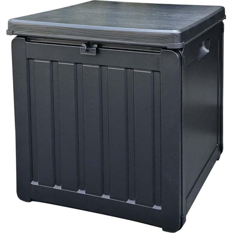 Gardiun Outdoor Resin Chest Soften Small 42.8 x 42.8 x 46.4 cm Capacity 76 Litre Capacity with Lid and Side Handles