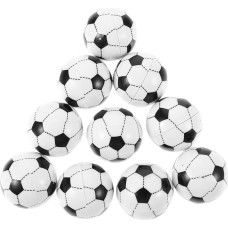 VOSAREA 1 Set spritzgegossene kleine Fußballtisch-Spielteile, Tisch-Ersatz-Fußbälle, Mini-Fußball, Ersatz-Fingerfußball, Schreibtisch-Spielbälle, 10 Stück