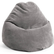 Sitting Point by Magma BeanBag Shara XL Bean Bag Made of Fleece Corduroy 70 x 110 cm, Washable Cover, Anthracite, Oeko-Tex® Certified