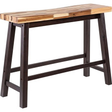 Boraam Sonoma Counter Height Backless Bench - Mixed Espresso