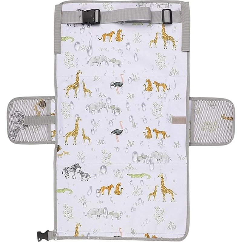 Toddler Airplane Bed, Foldable Seat Extender for Flight Travel, Oxford Cloth & Polyester Travel Accessory for Babies and Kids, Comfortable In-Flight Nursery Solution for Family Trips and Vacations