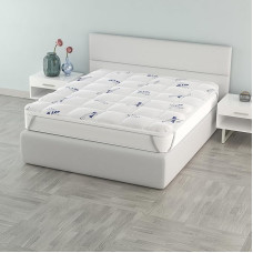 Breathable Air Topper with Elastic Bands, 160 x 195 cm