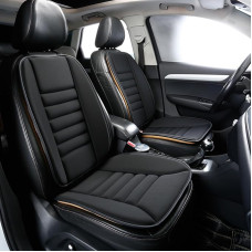 Big Ant Car Seat Cushion and Lumbar Support Cushion, Memory Foam, Desk Chair Cushion, Back Support for Car Seat, Travel, Office Chair, Leg and Back Pain Relief - Black