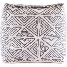 Mandala Life ART Bohemian Stool Cube Cover - 50 cm - Luxury, Artisan Room Decor Stool - Boho Chic Seating Area Ottoman