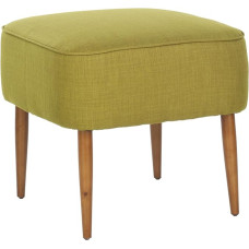 SAFAVIEH Upholstered Ottoman in Green 50 x 50 x 45