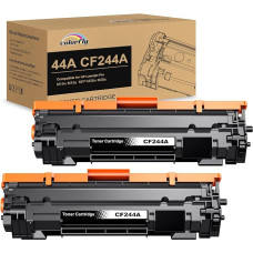 colorfly 44A CF244A tooner must, ühilduv HP 44A CF244A HP Laserjet Pro M15w tooneriga HP MFP M28w tooner M28a M15a printerile (must, 2 tk)