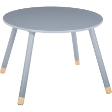 Atmosphera Wooden round table for children - Colour GREY