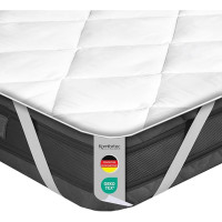 Komfortec Soft Mattress Protector 90 x 200 cm Breathable and Soft Mattress Protector Cover Oeko-Tex Certified Comfortable and Durable