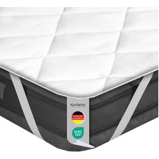 Komfortec Soft Mattress Protector 90 x 200 cm Breathable and Soft Mattress Protector Cover Oeko-Tex Certified Comfortable and Durable