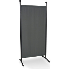 Angerer Small Free-Standing Divider Silver Cover Polyacrylic, Dark Grey, dark grey