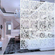 ZPONEED Pack of 24 Hanging Room Dividers, Hanging Screen Panels, Wall Panels for Home, Hotel, Bar Decoration (Pattern D)