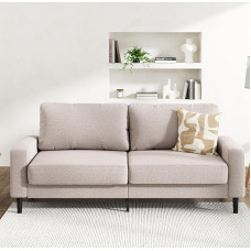Zinus Sofas, Engineered Wood, Beige, 195 x 83 x 88.5 cm