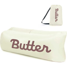 Balakaka Inflatable Safa 160 x 75 x 55 cm, Waterproof Inflatable Air Sofa Bring Storage Bag, Portable Foldable Air Lounger for Camping, Beach, Hiking, Travel