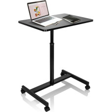 hjh OFFICE VM-SU 802111 Laptop Stand 70 x 48 cm Black Height Adjustable up to 114 cm