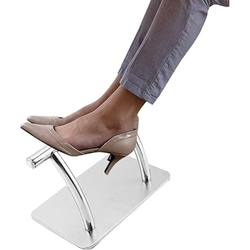 Greensen Stainless Steel Footrest, Professional Footrest for Hairdressing Salon, Non-Slip Footrest for Beauty Salon, Salon, Beauty, Spa, Nail Massage, Salon Chairs