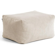 mokebo Pouf or Stool with Corduroy Cover 'Der Ruhestifter', Stool or Pouf with EPS Bead Filling, Also as a Footstool Made of Corduroy or Side Table for the Living Room in 65 x 55 x 35 cm (W x D x H)