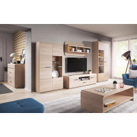 Modern 5 Piece Furniture Set with Chest of Drawers, Complete Living Room Set for Stylish Home Decor