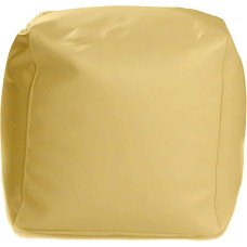 Ecopuf Cube Pouf Stool 37 x 37 x 37 cm Filled with Polystyrene (PS) Filling Bean Bag Stool Floor Cushion for Indoor Use Footstool in Stylish Design