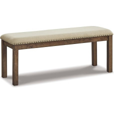 Signature Design by Ashley Moriville Dining Bench, Beige