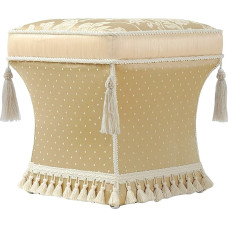 Jennifer Taylor Home Savannah Neutral Ottoman