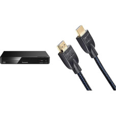 Panasonic Blu-ray mängija (3D, Full HD Upscaling, Interneti rakendused, LAN port, USB, MKV taasesitus), DMP-BDT167EG