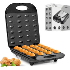 Lehmann elektriline pähkli küpsetusmasin antiikkattega | 1700 Watt | Pähkli küpsetusmasin 24 pähklipoole jaoks | Pähkli küpsetusmasin | Pähkli vahvlitriikraud oreški ja pähkli vahvlite jaoks