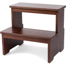 StrongTek Bambusest kahe astme jakkumine täiskasvanutele ja lastele, libisemisvastase alusega voodijakkumine, kandevõime kuni 160 kg kööki, vannituppa ja magamistuppa