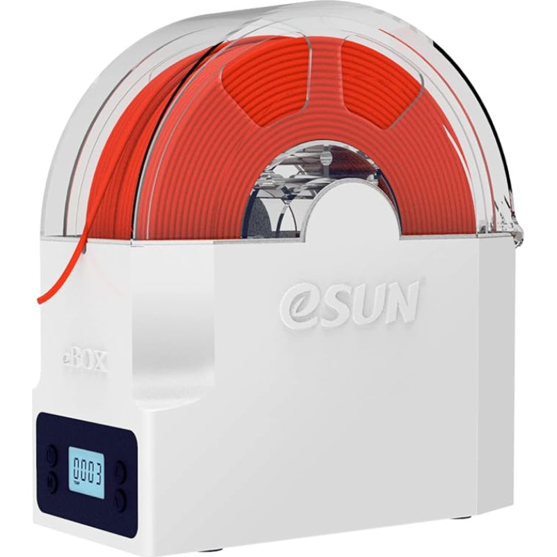 eSUN Dry Box 3D-printeri filamentide jaoks, eBOX Lite 3D-printeri hoidab filamentide kuivakarpi, tolmu- ja niiskuskindel, ühildub 1,75 mm, 2,85 mm, 3,00 mm filamentidega