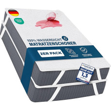 Utopia Bedding Mattress Protector, 90 x 200 cm, Waterproof, Pack of 2, with Elastic Corner Straps, OEKO-TEX Certified Topper, Breathable