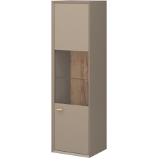 Germania Calvi 2329-245 Hanging Display Cabinet Stone Grey / Navarre Oak Nb. 35 x 40 x 140 cm (W x H x D)