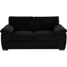 Luxury Jumbo Cord Sofa Set with Plush Cushions for Living Room Comfort 3 Seater and 2 Seater Set Cream