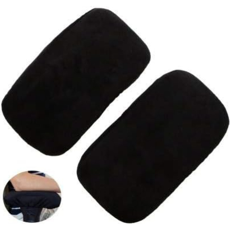 Winterworm 1 Pair Chair Armrest Pad, Armchair Slipcovers, Memory Foam, Ergonomic, Office Chair Arm Rest Cover for Elbows Forearms