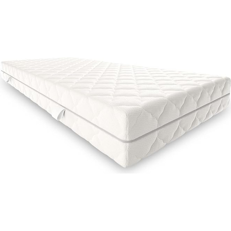 Mister Sandman Mattress 90 x 190 cm H2 H3, Pocket Spring Mattress with 7-Zones 90 x 190 cm, 21 cm High
