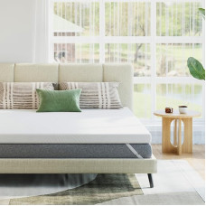 Novilla 5 cm Mattress Topper 120 x 200 cm Height Comfort Foam Mattress Topper for Box Spring Bed Caravan Sofa Bed Mattress Topper Cover Washable