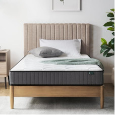 Zinus Single Mattress, Pocket Spring Mattress and Memory Foam Mattress, 90 x 190 cm, Height 20 cm, Medium Firm, Skin Friendly Hybrid Mattress, Orthopaedic Mattress for