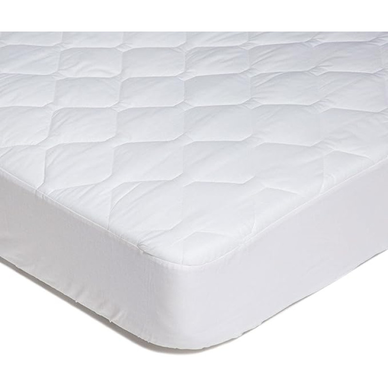 Caleffi Quilted Mattress Topper Comfort Anti-Dust Mite - Various Sizes S516 King Single Bianco