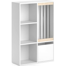 Vicco Luigi Children's Shelf, White, 29 x 108 x 72 cm, Made of Chipboard, Bookcase, Perfect for Children's Room, Practical Organisation with Minimal Space Requirements