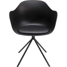 Kare Bel Air Designer Armchair for Office, Dining Chair, Back and Armrest, Seat Padding, 47 cm Seat Height