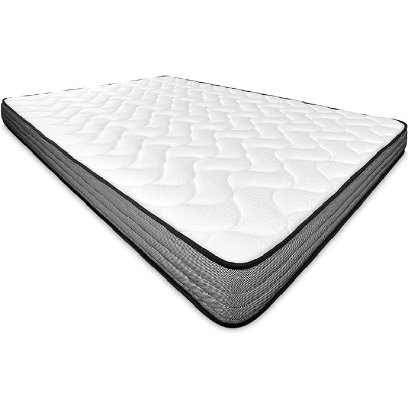 Homey - Reversible Mattress 135 x 190 cm Ideal for Nest Beds or Bunk Beds, Mite-Resistant, Antibacterial and Hypoallergenic